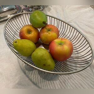 Leonard Silverplate MCM Fruit Basket Bread Basket